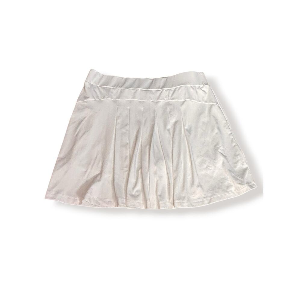 J Crew White Pleated Tennis Skort Size Medium NWT Athletic Preppy Country Club - Picture 3 of 8